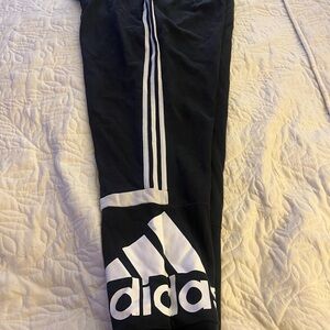 Adidas mens Black Track Pants 2XL